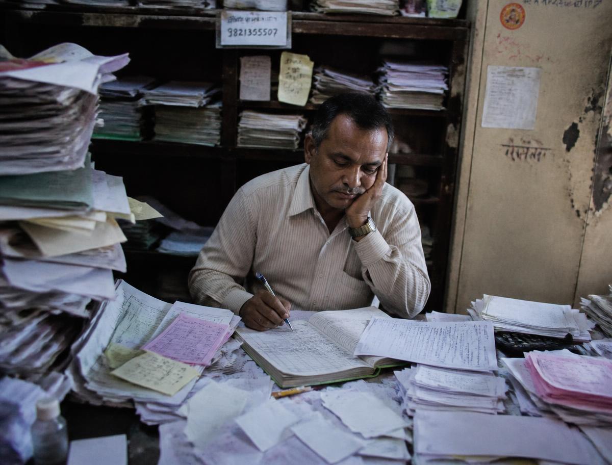 Manual paper-based back office overwhelmed with files