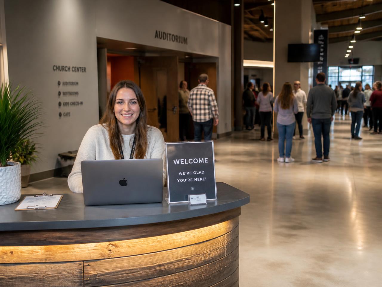 Churches teams using connected digital systems
