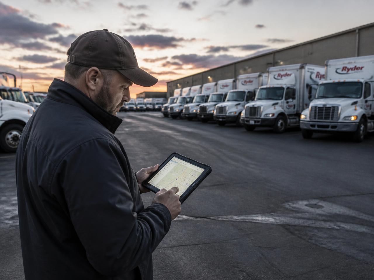 Logistics teams using connected digital systems